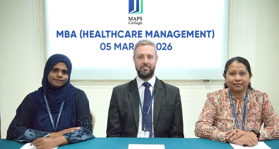 MBA (Healthcare Management) programme launched at MAPS College
