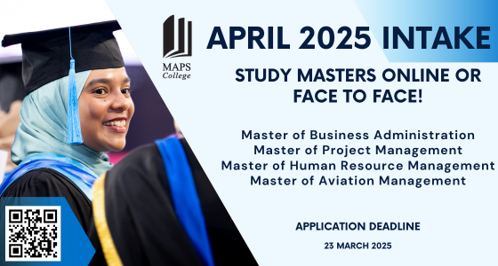 MAPS College Opens Applications for its April 2025 Master's Degree Intake