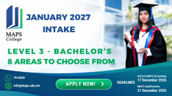 Start 2027 Strong: Enrol at MAPS College for the January Intake
