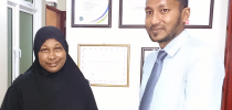 Winner of the MAPS College sponsored Lucky Draw at Maldives Education Expo 2014